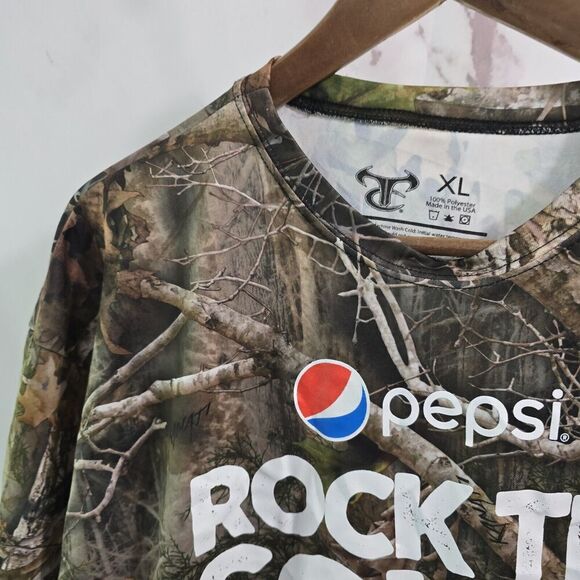 True Timber Camo Shirt Mens XL Pepsi Rock The South Chevrolet Kanati Whicking - Picture 2 of 14